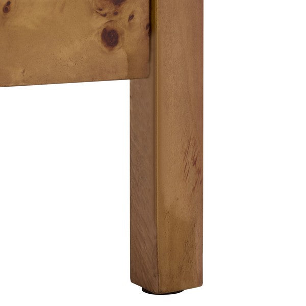 Willshine Wood Accent Table in Natural with Drawer