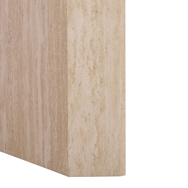 Woodrow Accent Table in Faux Travertine