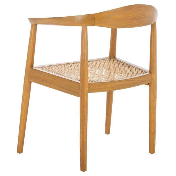 Savina Sungkai Wood Accent Chair in Natural