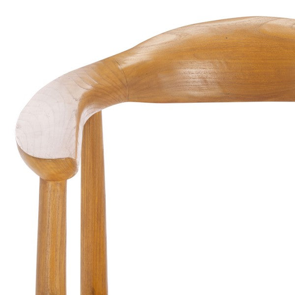 Savina Sungkai Wood Accent Chair in Natural