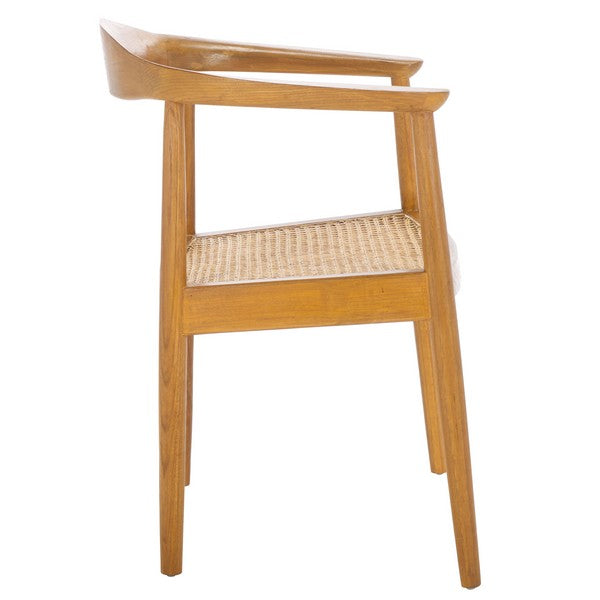 Savina Sungkai Wood Accent Chair in Natural