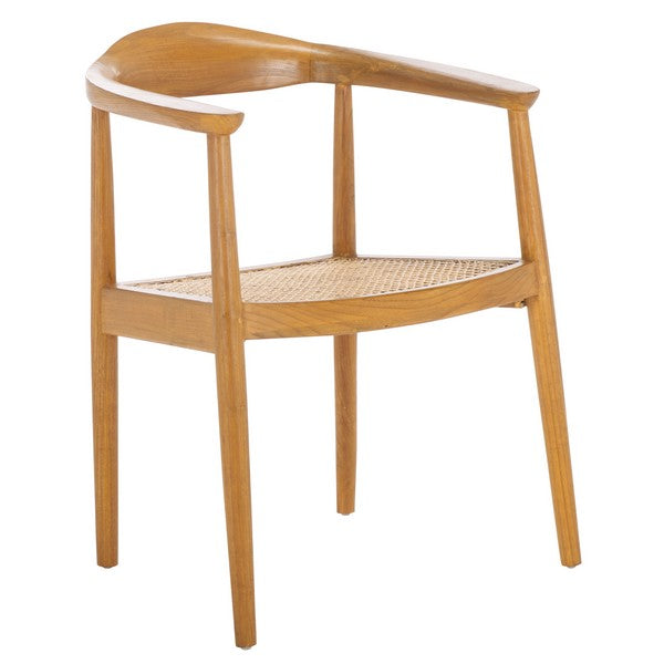 Savina Sungkai Wood Accent Chair in Natural