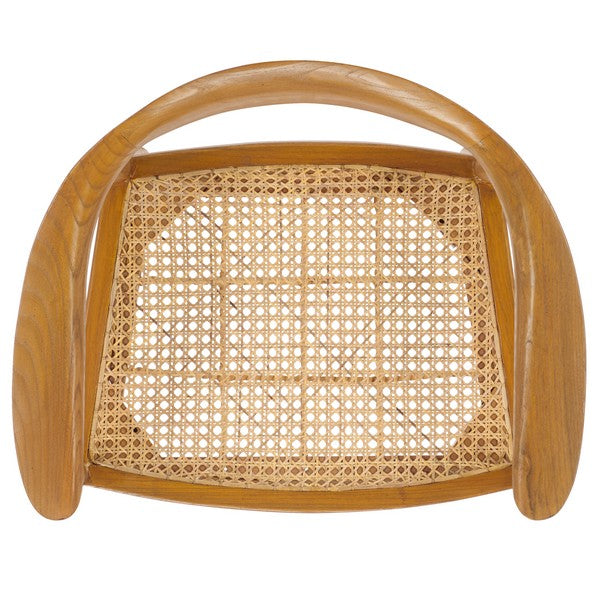 Savina Sungkai Wood Accent Chair in Natural