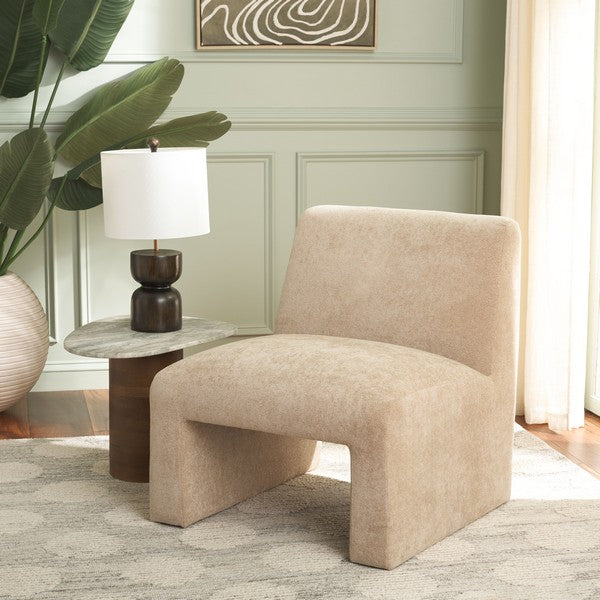 Swip Wood Accent Chair in Sand