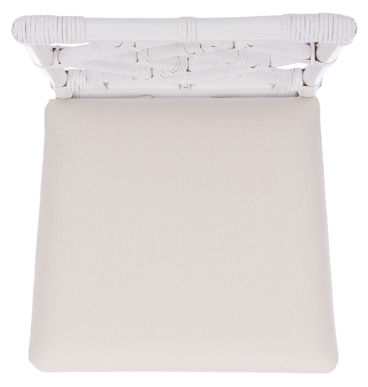 Bhumi Dining Chair in White with Cushion