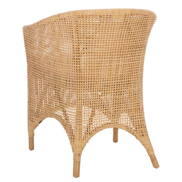 Taina Accent Chair in Natural and White