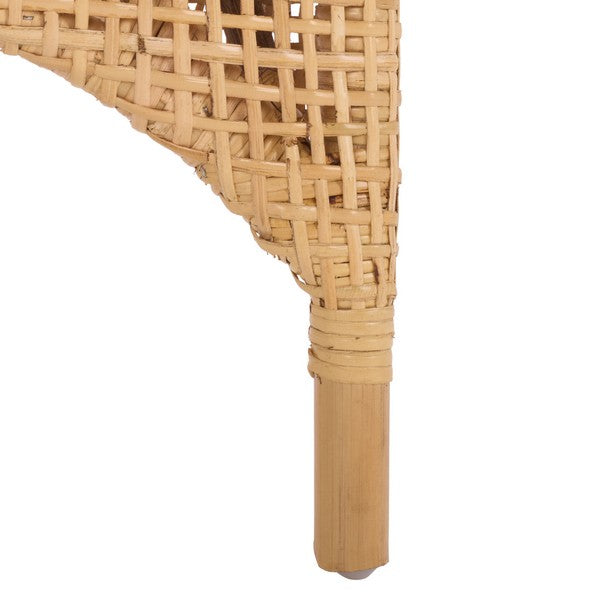 Taina Accent Chair in Natural and White