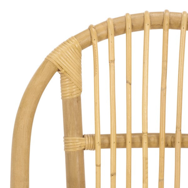 Oksana Woven Rattan Accent Chair in Natural