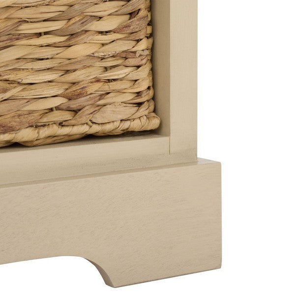 Damien 3 Drawer Storage Bench in Sand
