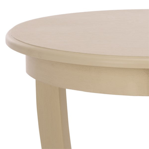 Mary Pedestal Table in Sand
