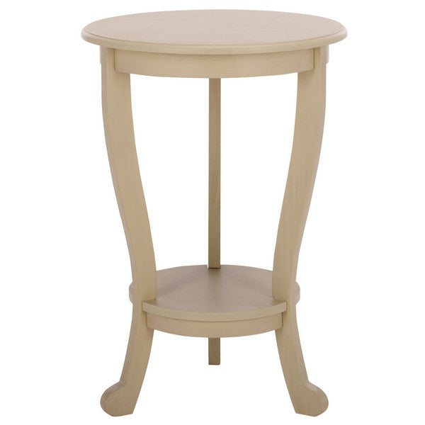 Mary Pedestal Table in Sand
