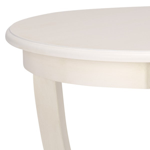 Mary Pedestal Table in Ivory