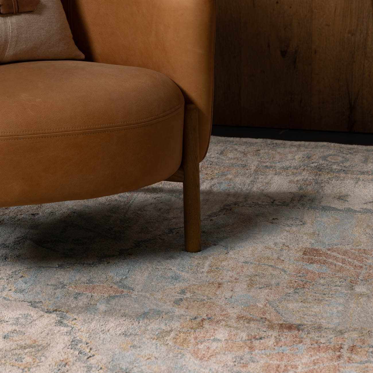 Vaeda Blue & Beige Thick Luxe Rug