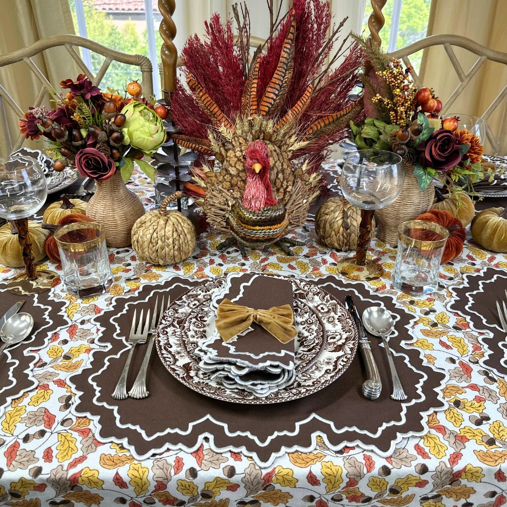 Acorns & Leaves - Tablecloth