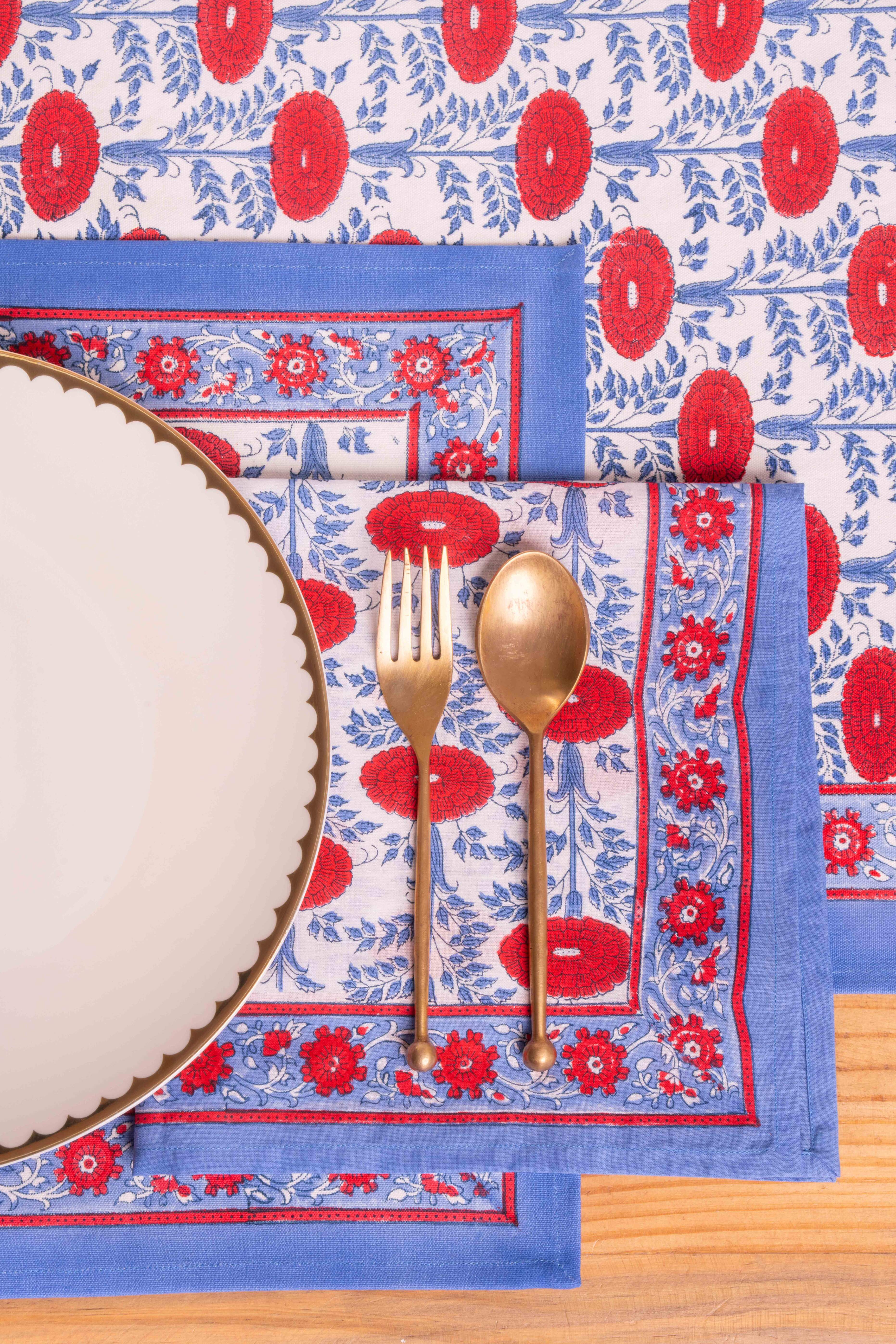 Araminta Blockprint Placemat