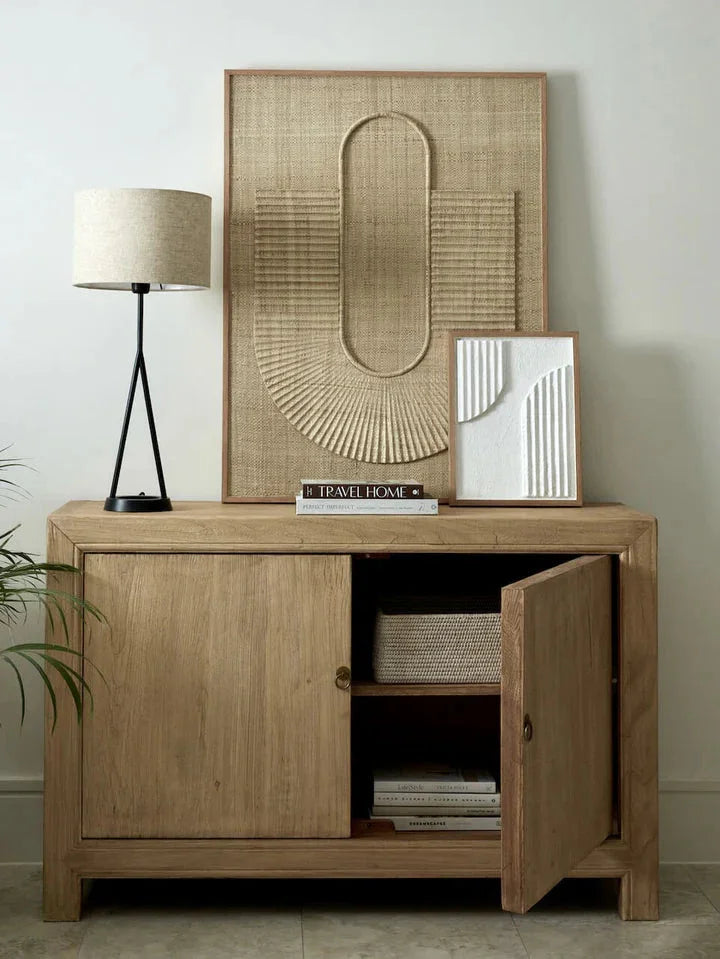 Arlo Two Door Elm Cabinet - The Mayfair Hall