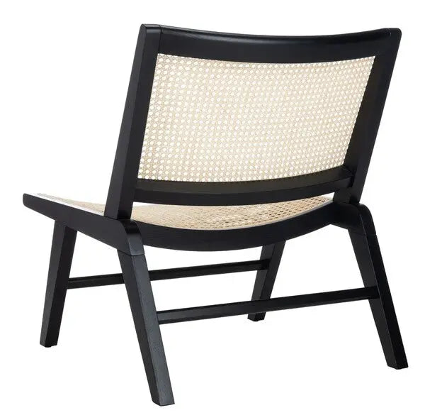 Auckland Black-Natural Accent Chair - The Mayfair Hall