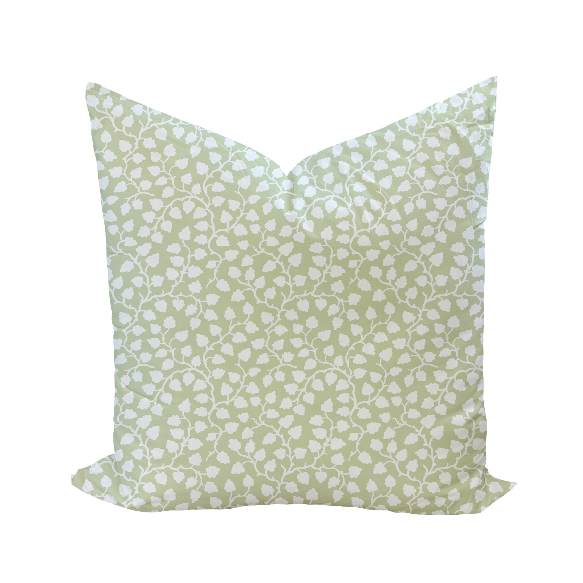 Audrey in Celadon Reverse Bedding Pillow Cover