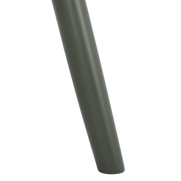 Omaha Wood Counter Stool in Dark Green