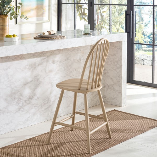 Omaha Wood Counter Stool in Khaki