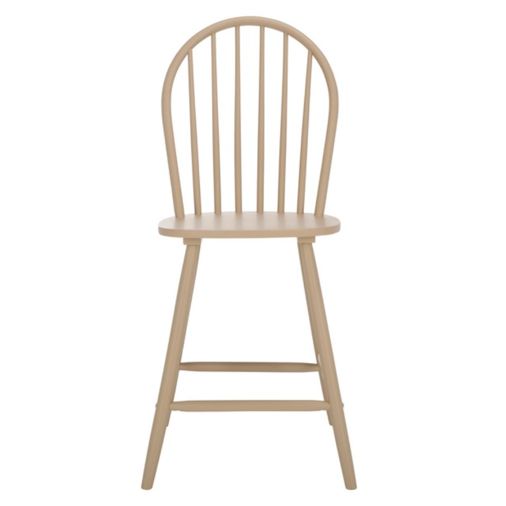 Omaha Wood Counter Stool in Khaki