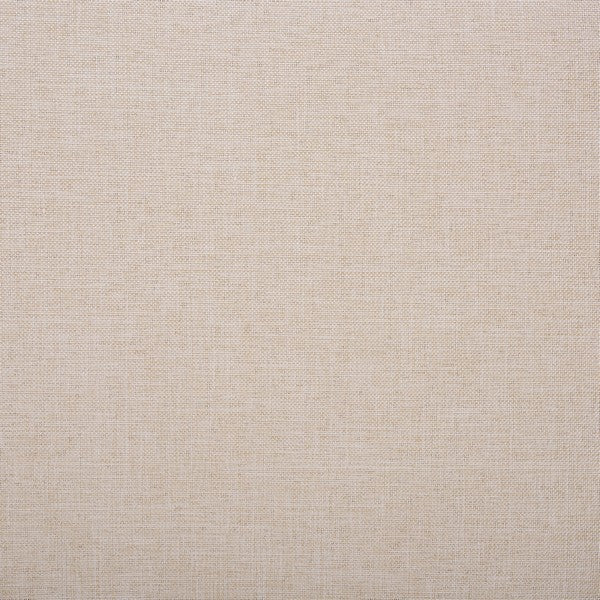 Amabi Bar Stool in Natural with Cream Upholstery and Nail Head Trim