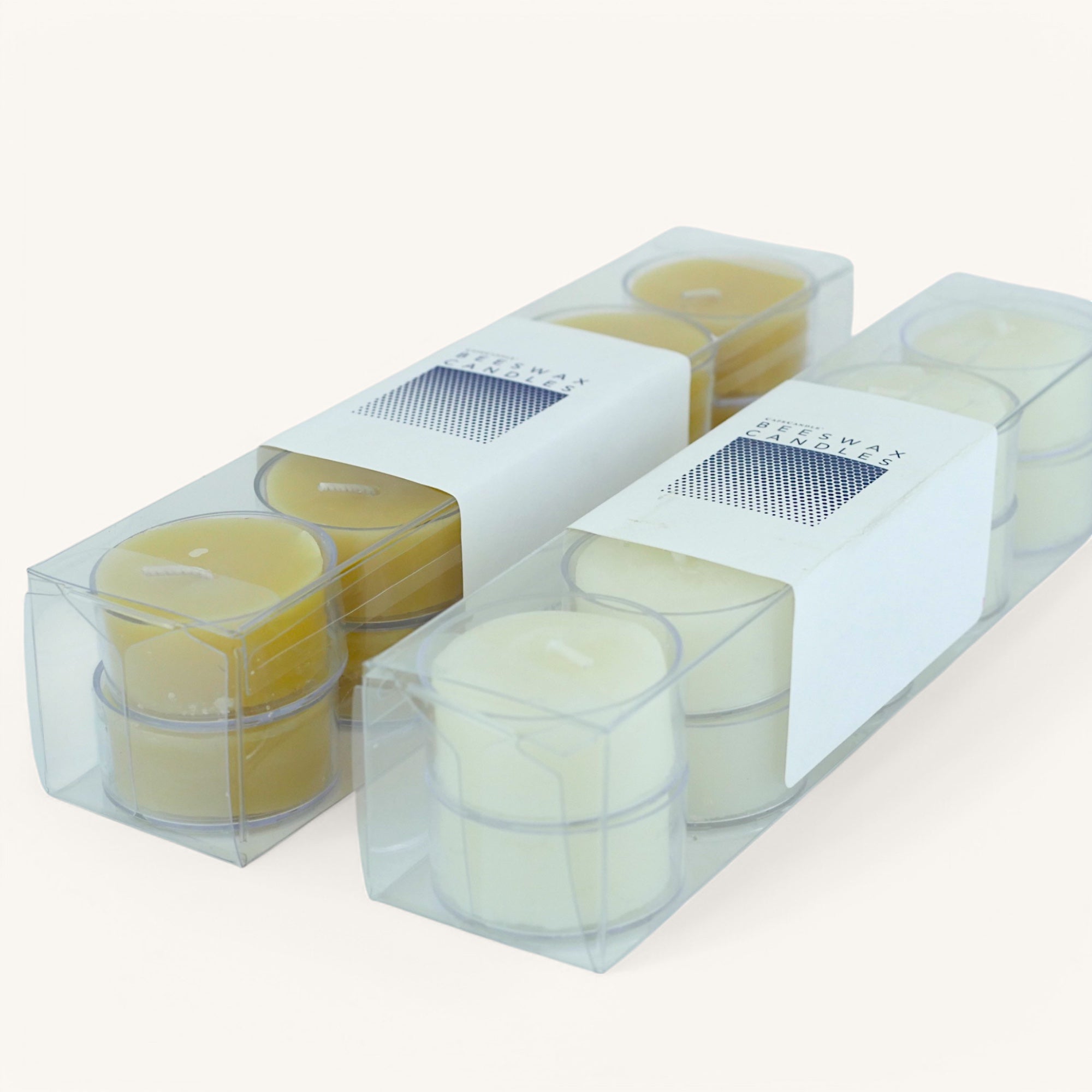Beeswax Natural Tealights - Box of 10