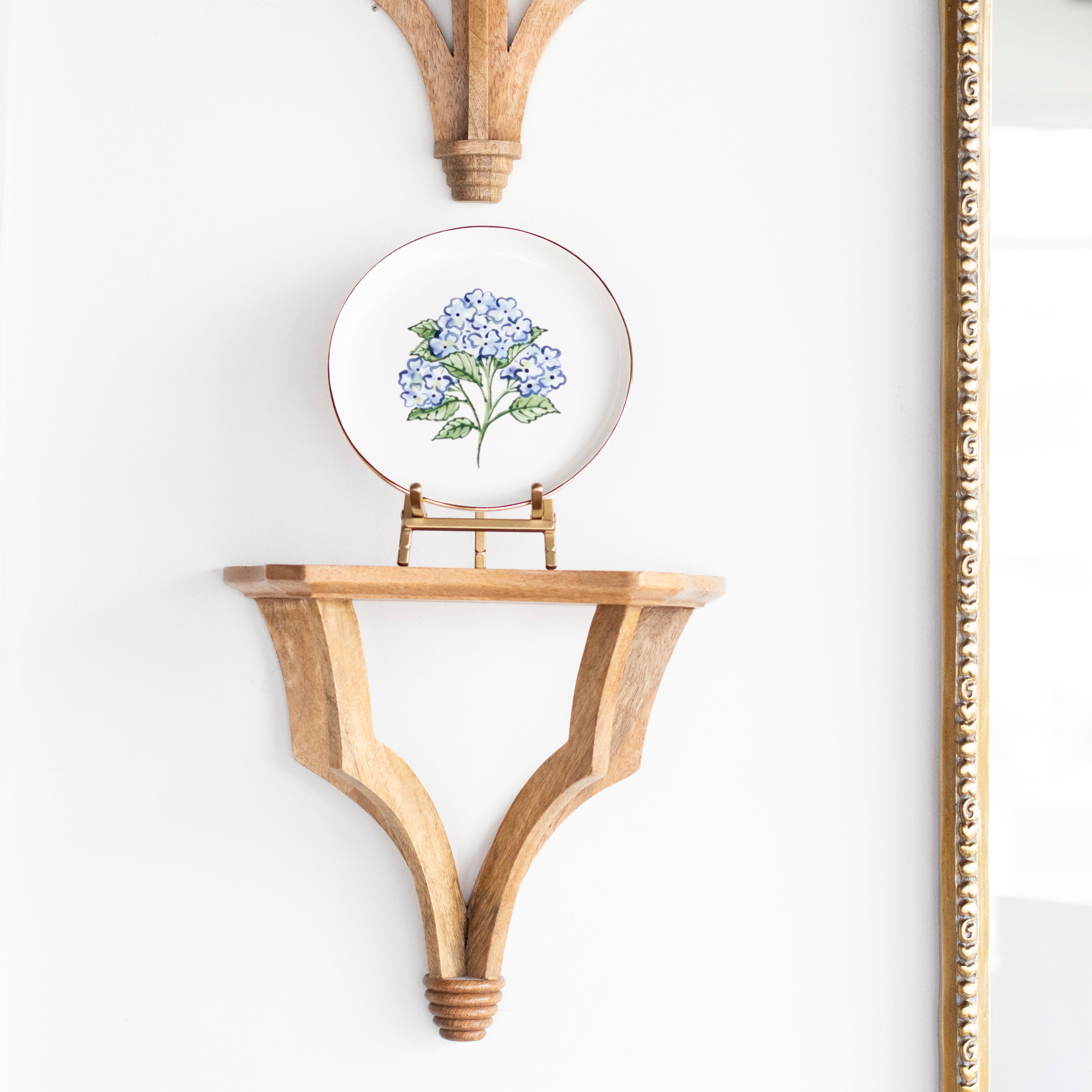 Keepsake Plate in Blue Hydrangea