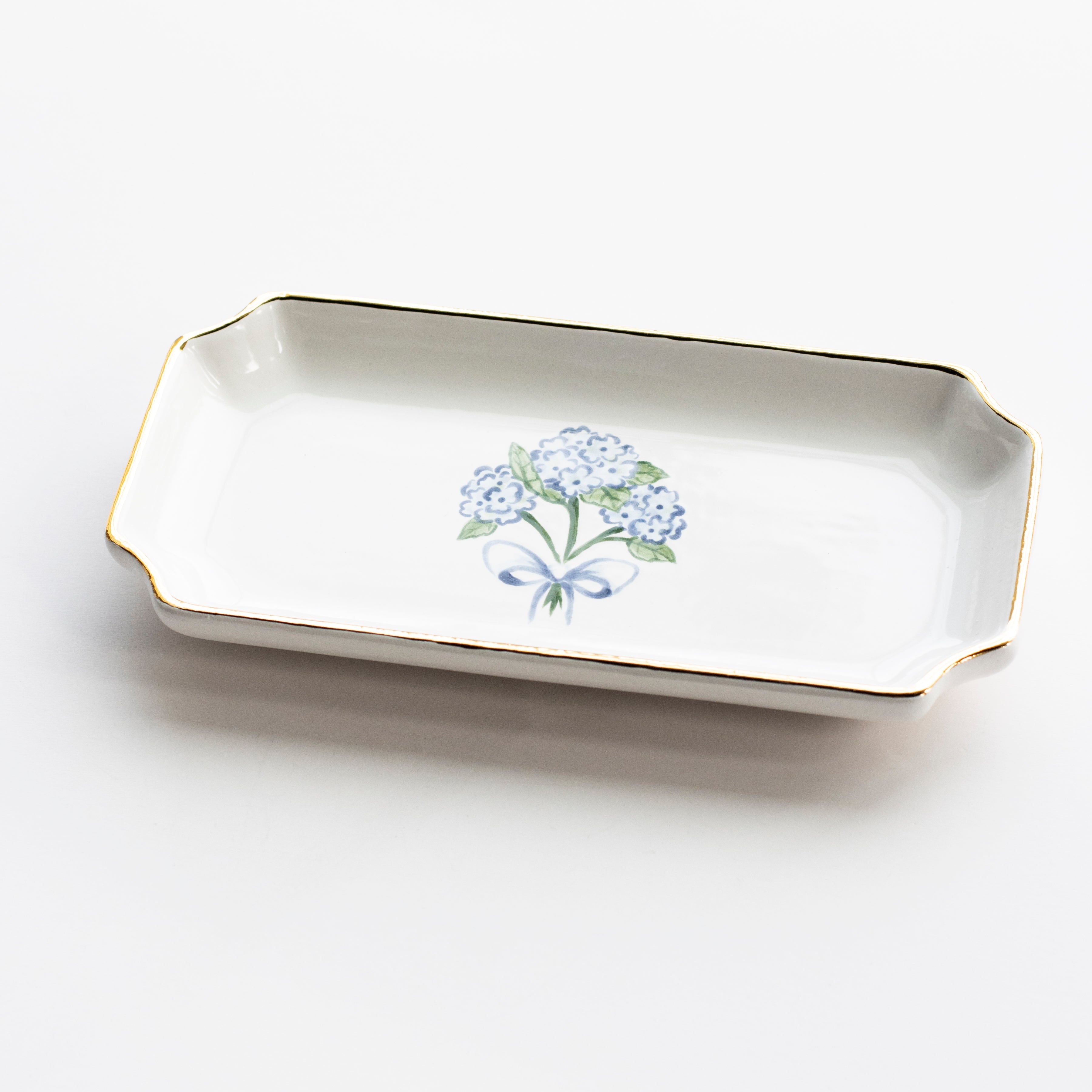 Blue Hydrangea Petite Valet Tray