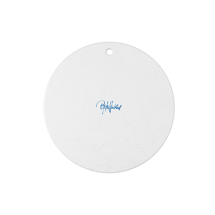 Bjørn Wiinblad Dora Tealight Holder, Blue Rose, Ø: 5.1"