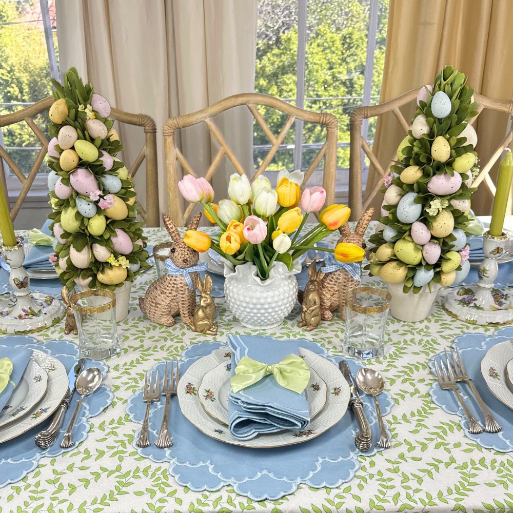 Lillian Placemat - Blue & Blue (Set of 4)