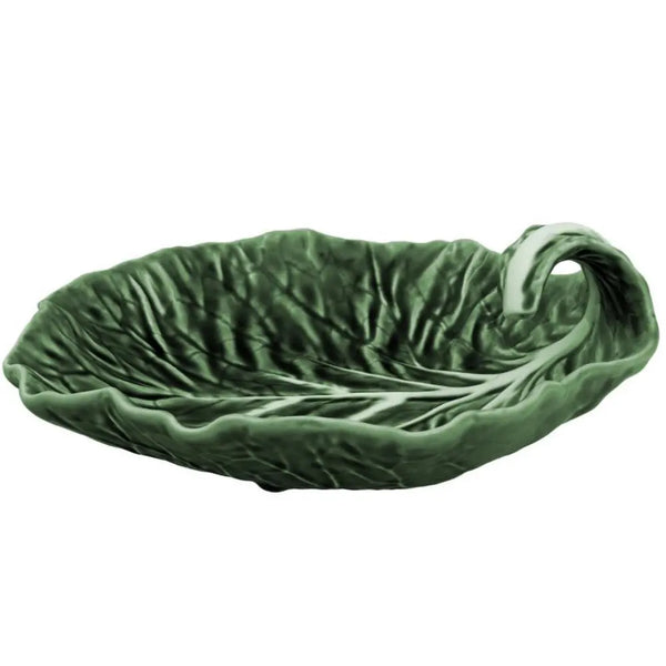 Bordallo Pinheiro Cabbage Green Leaf with Curvature Bowl - The Mayfair Hall