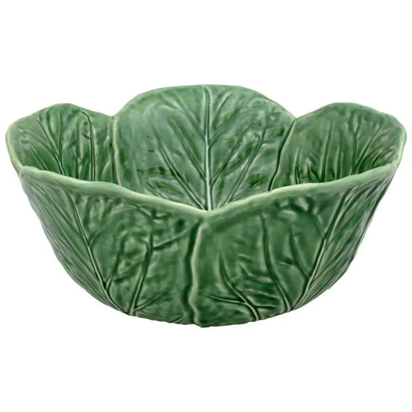 Bordallo Pinheiro Cabbage Green Tall Salad Bowl - The Mayfair Hall