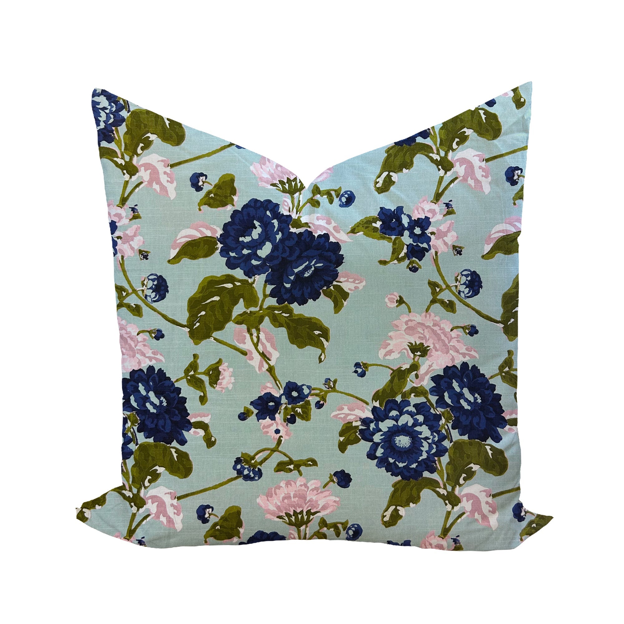 Britain Pillow Cover in Seafoam