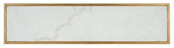 Safavieh Brynna Bronze-White Marble Console Table
