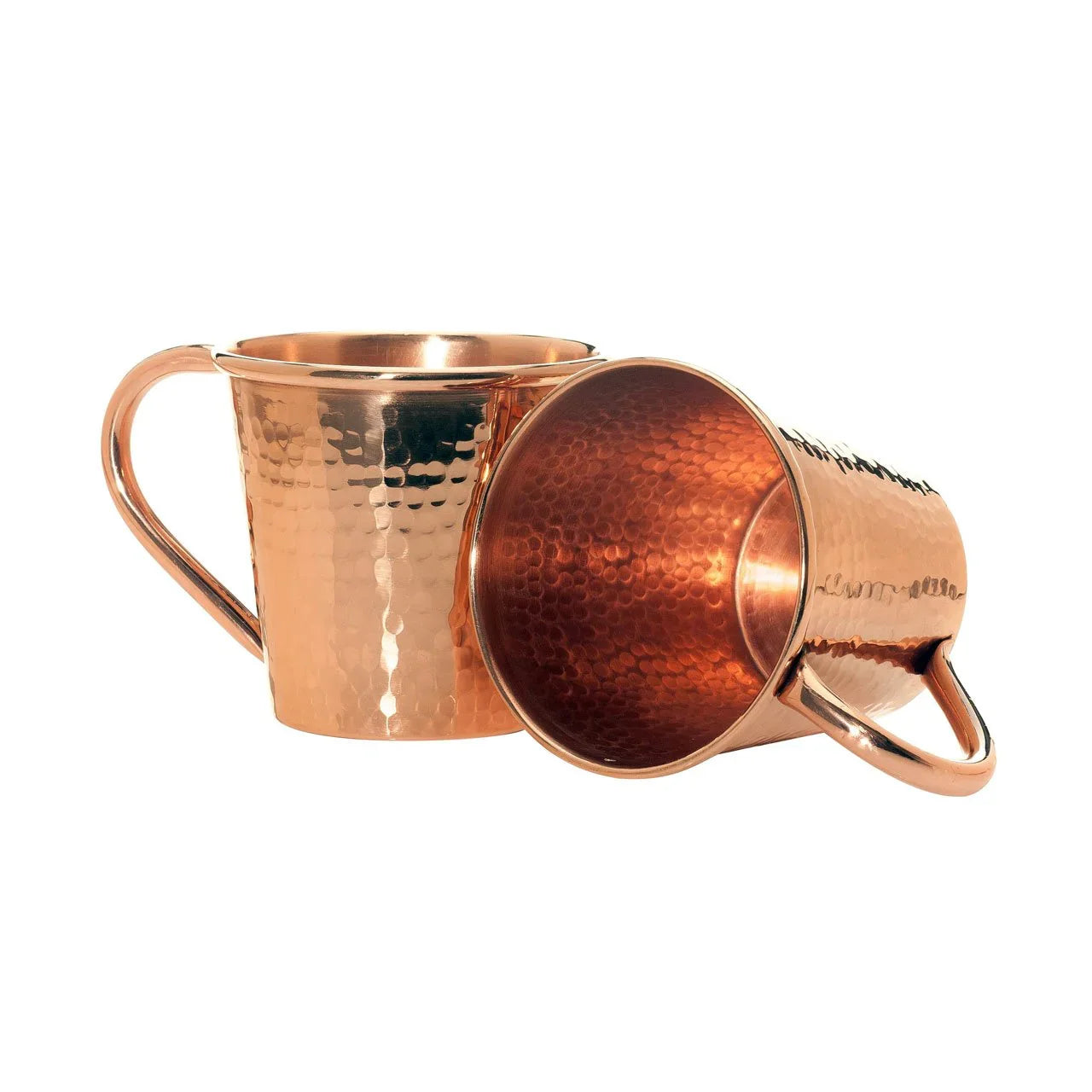 Solid Copper Mule Mug, Copper Handle, 18 oz - The Mayfair Hall