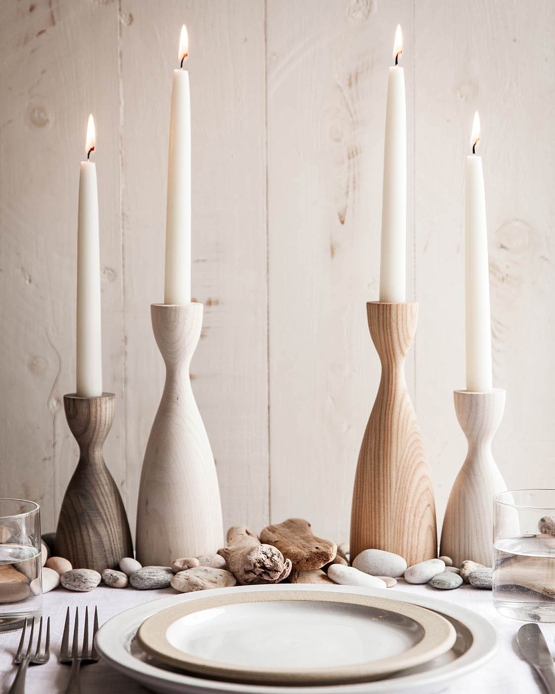 Taper Candles - White