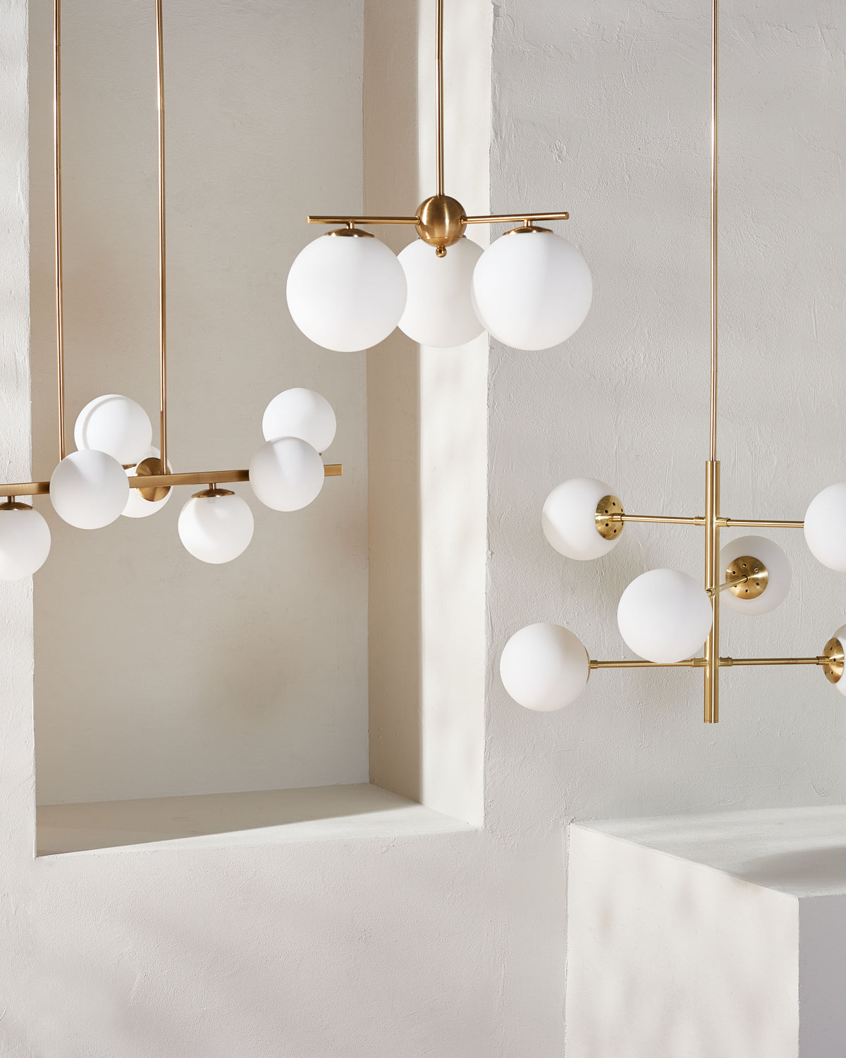 Bassett 6-Light Steel Chandelier in Gold — 32″
