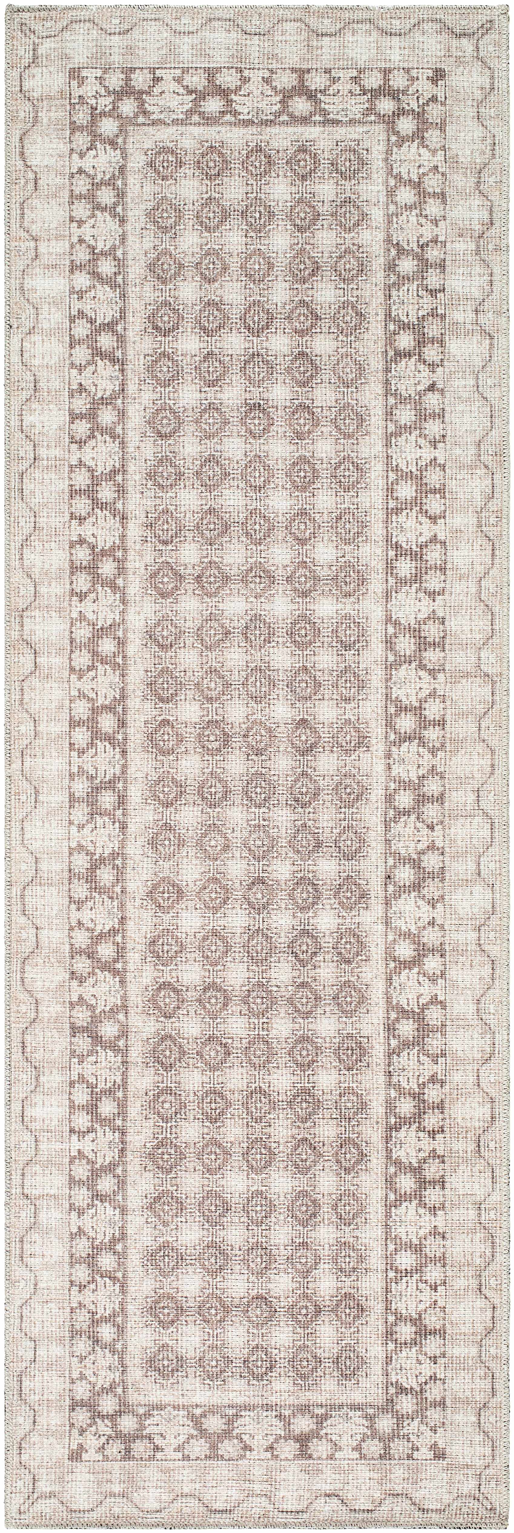 Rainier Light Brown Washable Rug | Our PNW Home X Livabliss