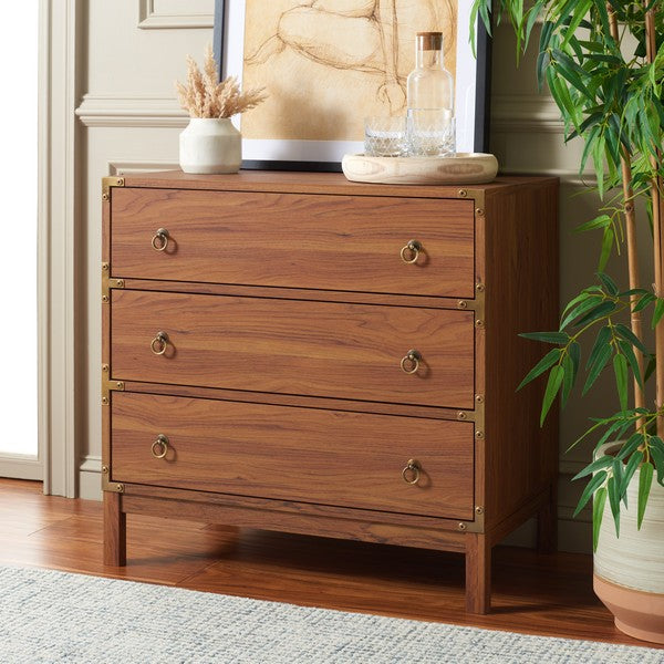 Galio 3 Drawer Chest in Walnut