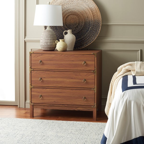 Galio 3 Drawer Chest in Walnut