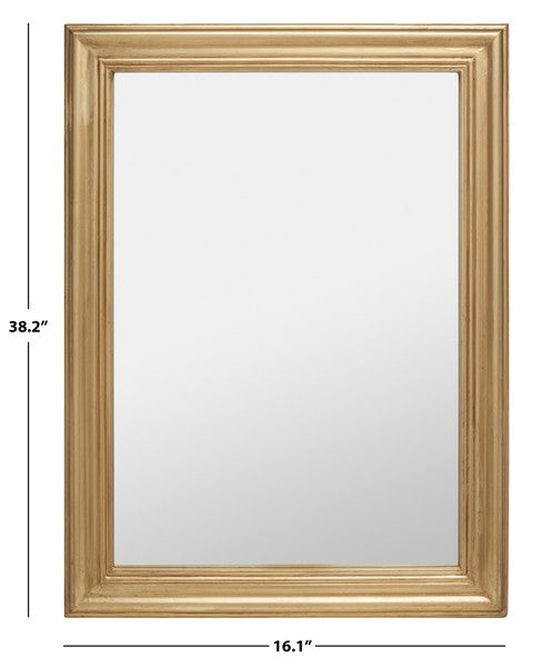 Bayleigh Large Metal Antique Gold Wall Mirror - The Mayfair Hall
