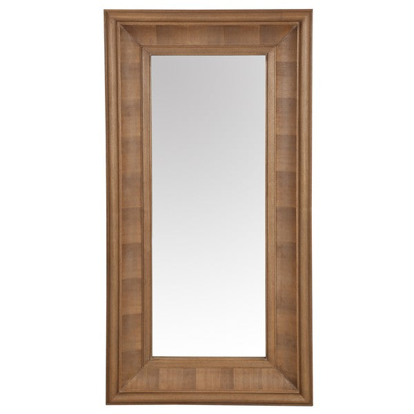 Kaya Rectangle Wood Mirror in Natural
