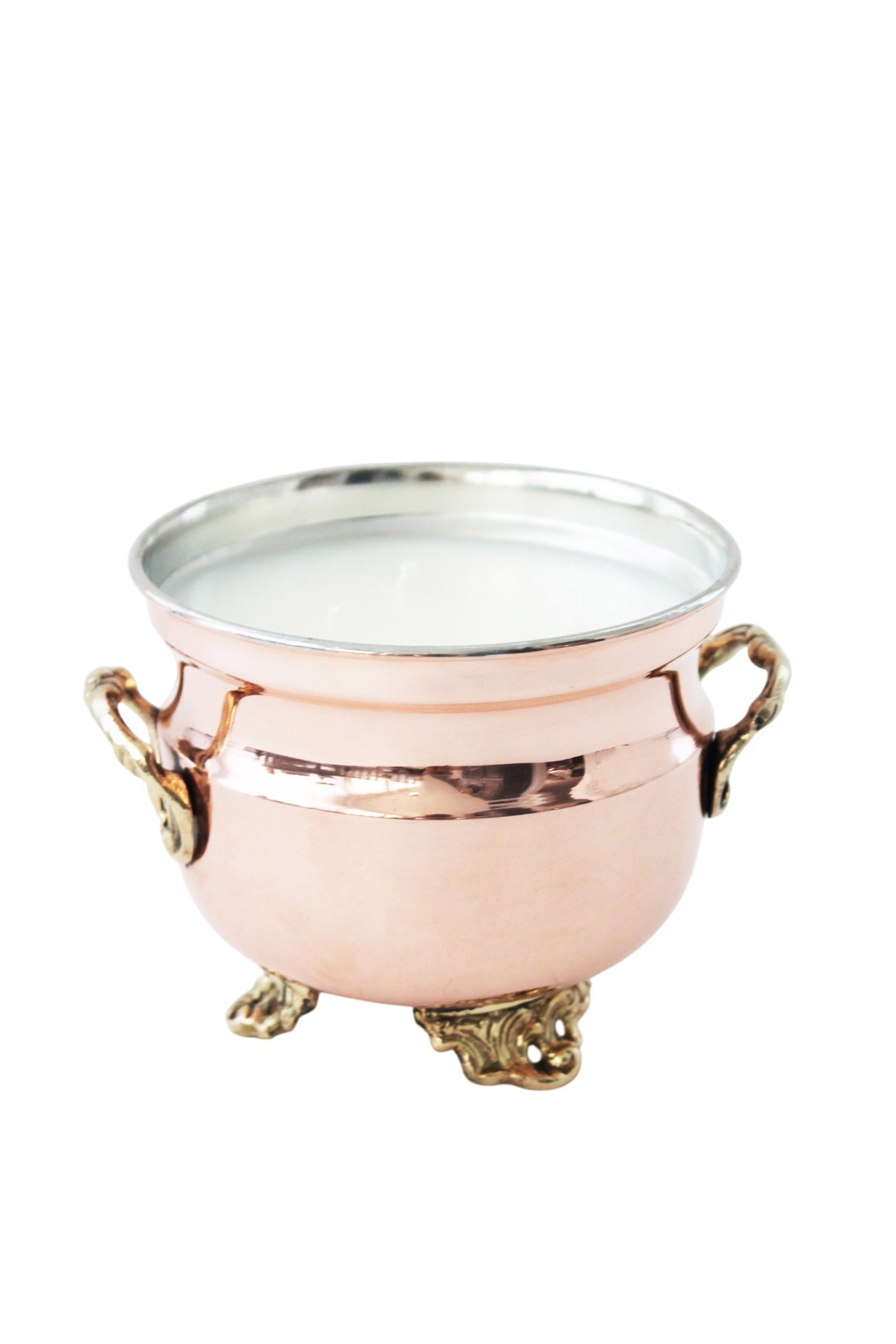 CMK Vintage French Inspired Grapefruit Mint Jardinière Candle