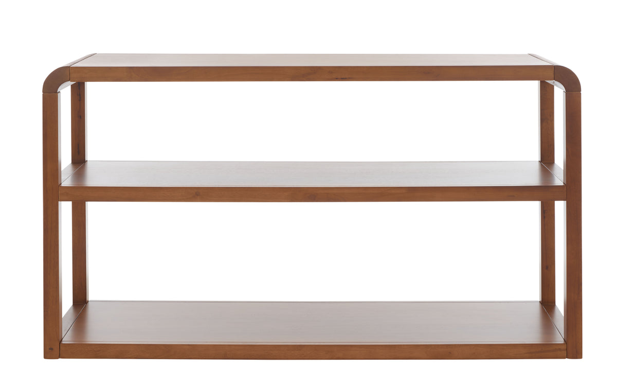 Omara 3 Tier Console Table in Walnut