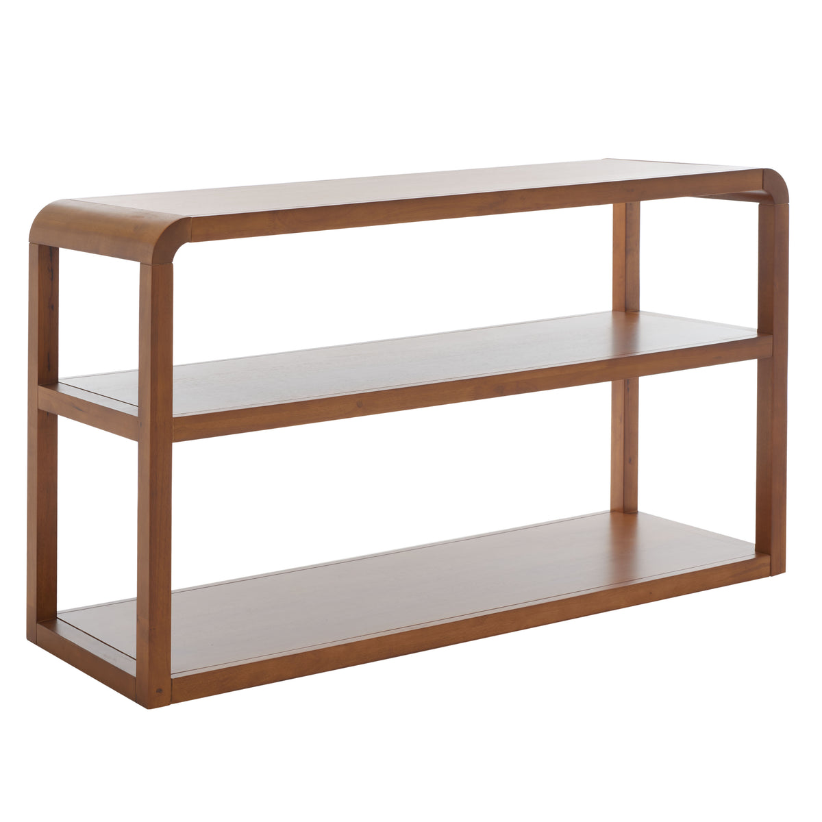 Omara 3 Tier Console Table in Walnut