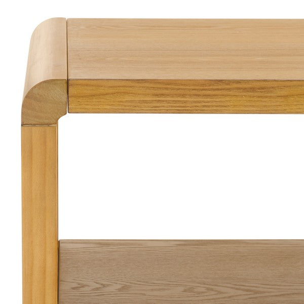 Omara 2 Shelf Console Table in Natural