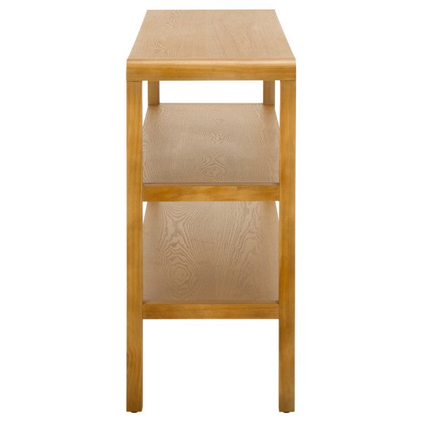 Omara 2 Shelf Console Table in Natural