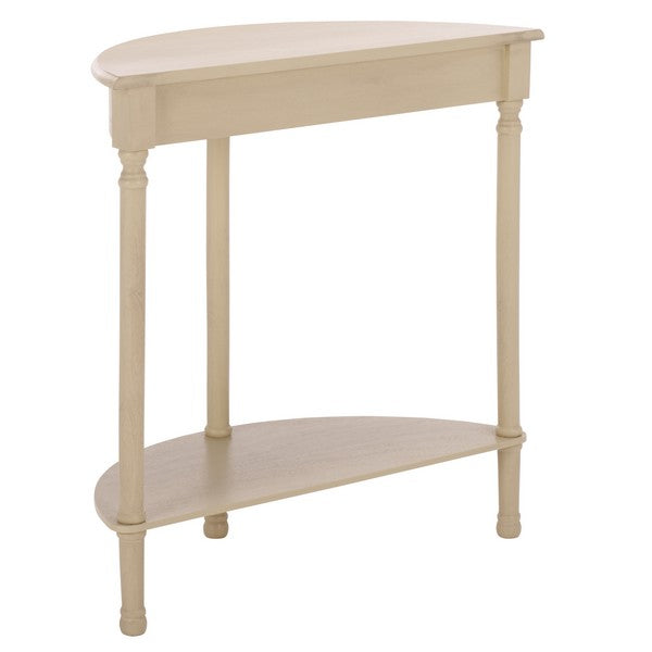 Tinsley Half Round Console Table in Sand