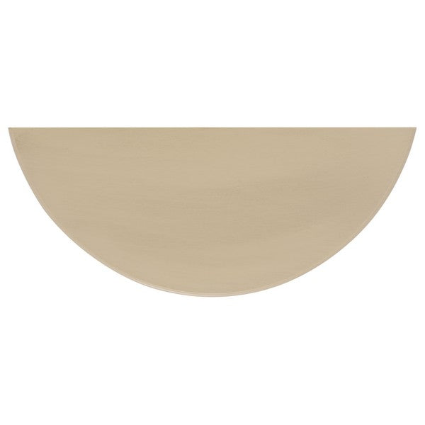 Tinsley Half Round Console Table in Sand